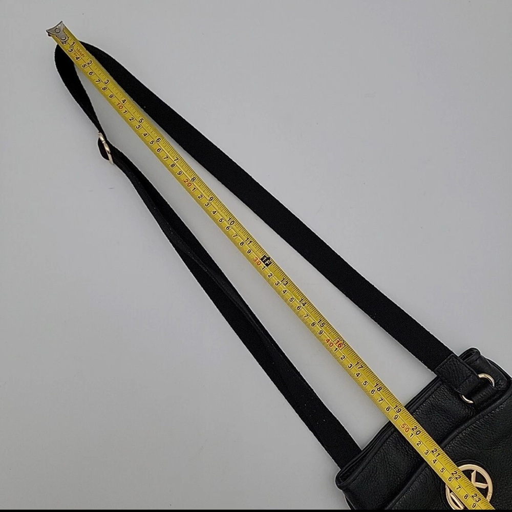 Michael Kors Black Crossbody‎ Bag with Gold Logo - Picture 11 of 12